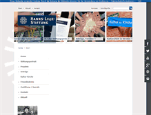 Tablet Screenshot of hanns-lilje-stiftung.de